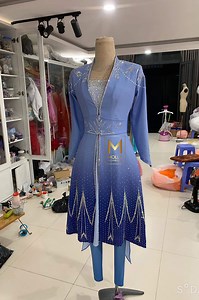 Elsa Frozen 2 Blue Costume, Elsa Blue Cosplay, Frozen 2 Costume Adult, Frozen 2 Cosplay Costume, Disney Inspired, - Etsy