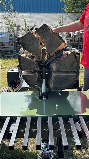 35 Ton Log Splitter with 6 way Wedge - the Wolfe Ridge 35C for Firewood Friday! #getsplitdone