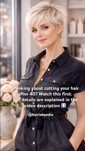 Best Short Hairstyle for Women Over 40 (So Flattering)
