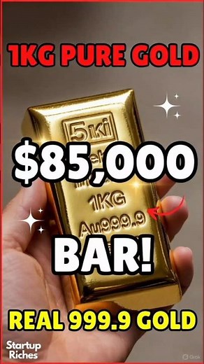 1 Kilo Pure Gold Bar Unboxing 💰 Real 999.9 China Gold!