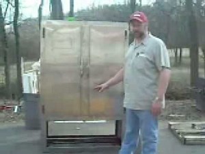 How to Build an industrial size BBQ smoker from an old refrigerator