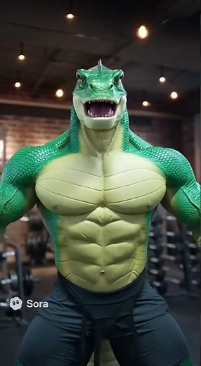 #sora #muscle #buff #lizard #anthro #furry