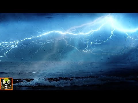 Ocean Thunderstorm with Sounds of Rain, Waves, Lightning and Thunder to Sleep, Relax