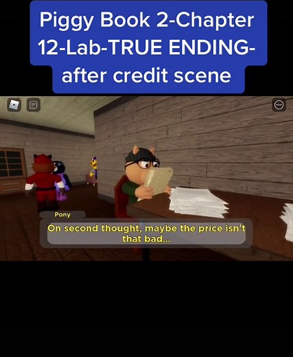 Piggy Book 2 Chapter 12 Lab True Ending Guide