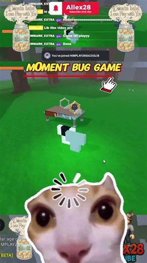 Momen Bug Game 99 Night #BugRoblox #99nights #allex28