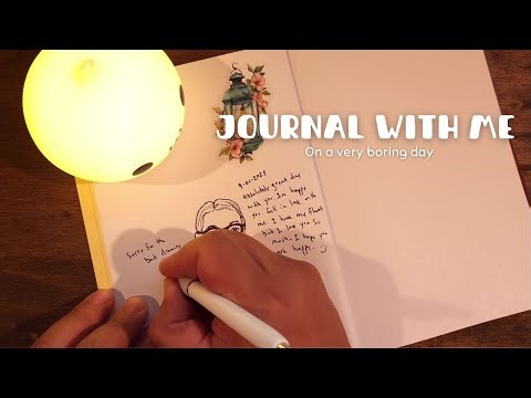 Cozy Journaling & Drawing on the Slowest Day Ever