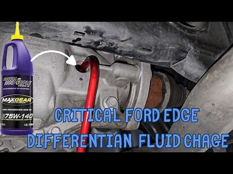 Ford Edge Sport Differential Fluid Change Made EASY!