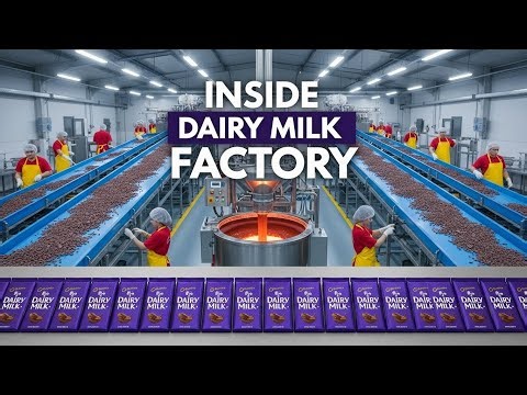 Inside Dairy Milk Chocolate Factory | How Chocolate Is Made in Mass Production