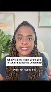 The women getting promoted aren't louder , they're clearer about the LEVEL of problems they solve