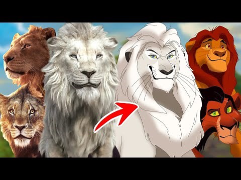 Characters of Mufasa Movie if were animated in classic 2D!