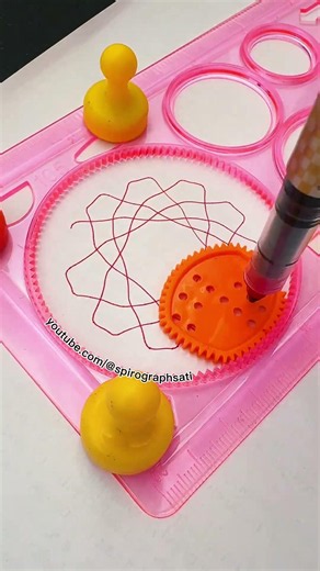 Childhood Magic in Motion 🌀 #Spirograph #Nostalgia #OddlySatisfying #ASMR