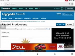 Logo history #8 ragdoll productions