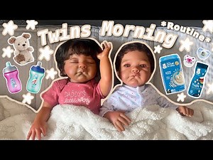Two Under Two|Reborn Twins morning Routine|Role~Play|RebornsWorld