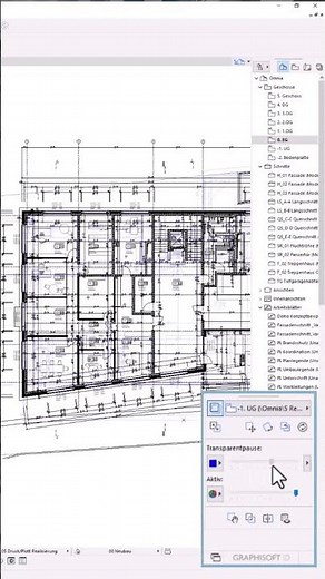 ARCHICAD Tutorial | Elementsichtbarkeit der Transparentpause steuern 🔥