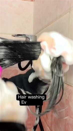 Daily shampoo routine#shampooing#shampooandconditioner#hair#hairwashing