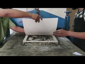 Mastering Lithography: Full Printmaking Process Demonstration from My MFA Journey