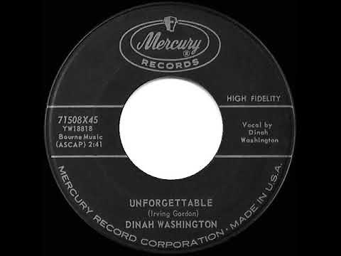 1959 HITS ARCHIVE: Unforgettable - Dinah Washington