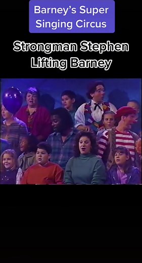 #barney Strongman Stephen lifting Barney by the feet with Bar-Bill And Stephen is very Strong!