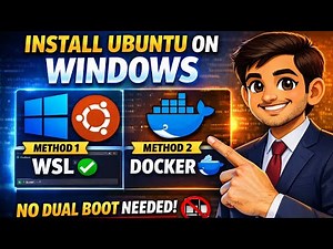 How to Install Ubuntu on Windows | WSL vs Docker Desktop Explained🔥 #linux #ubuntu #wsl #docker