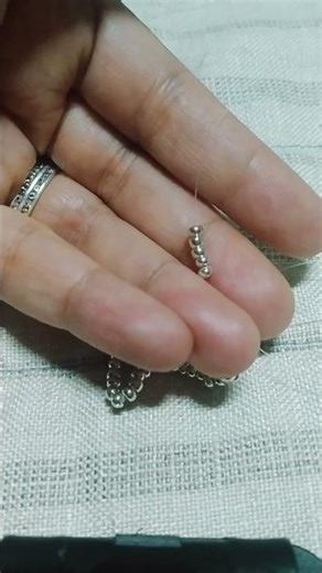 DIY BEADED STAR, my first try for this. #diy #diybeads #fypシ゚viral #shorts