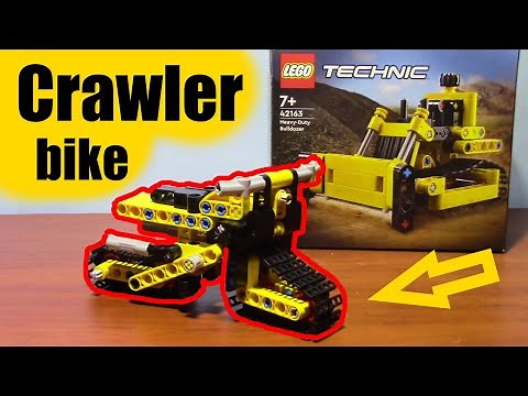 LEGO Technic 42163 MOC: Tracked Motorcycle (Step-by-Step Build)