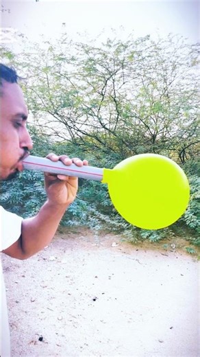 Slingshot made from PVC pipe and balloon#diy #balloon #toys #memes