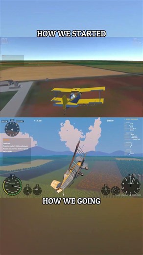 Harvest Skies: Crop Dusting Simulator. #coopgames #gameplay