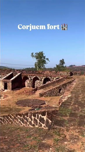 Corjuem fort in Aldona getting restored #goa #fortsingoa #fortsinindia #goadiaries #aldona