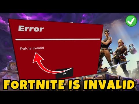 Fortnite Pak is invalid error Fix