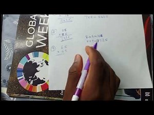 Multiplying two (2) digit number that start with the same number and ends with five (5). #subscriber