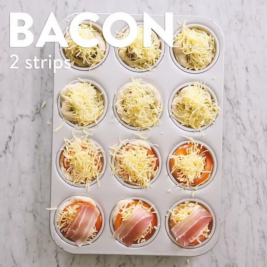 Mini Deep Dish Pizzas