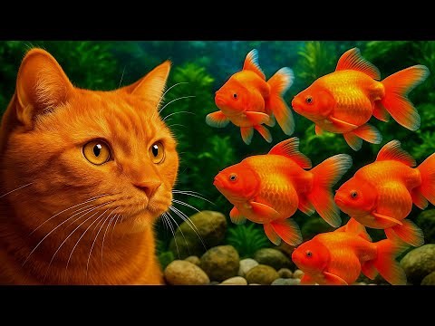 🔴 LIVE Cat TV Fish Tank | Relaxing Aquarium for Cats to Watch (4K HDR, No Music)