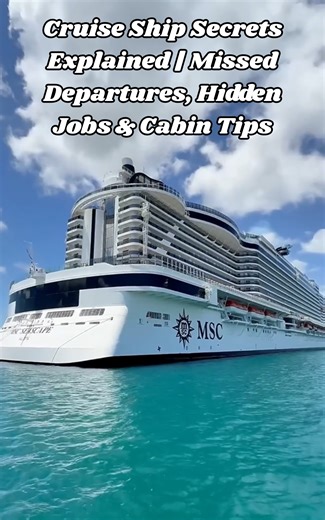 Cruise ship secrets explained | Missed departures, hidden jobs & cabin tips