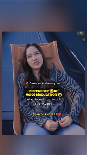 Difference 😝of Voice Modulation 😆 is Super Cute 😘#beckyarmstrong#freenbecky#fyp#freenbeck#srchafreen