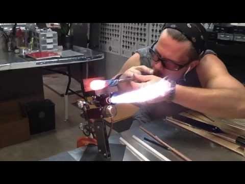 How to Make a Hand Blown Glass Turtle Chillum Pipe