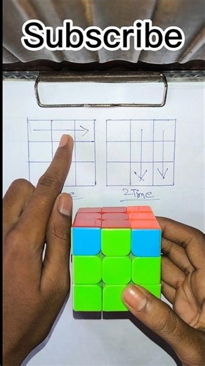 Rubik’s Cube Solve in Just 2 Steps? 😱 #shorts #rubikscube #solve #puzzle #tricks