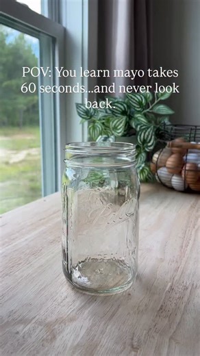 Homemade mayo is so simple to make and with only a few ingredients. Find the recipe written below 👇🏼or comment “MAYO” to grab the printable version Follow @generationacres.farm for more homemade inspiration and recipes Homemade Avocado Mayo 1 egg 1 cup avocado oil 2 tsp. Lemon juice 1/2 tsp. Salt 1/2 tsp. Mustard Pour all ingredients into a glass jar. Submerge the immersion blender to the bottom and blend from the bottom up. Blend until the mixture thickens and looks like mayo. Refrigerate. Co