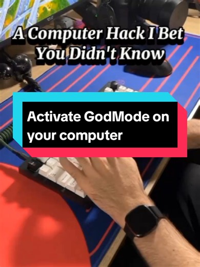 Activate GodMode on your computer. ‎#Tech #PC #GodMode ‎ | Computer