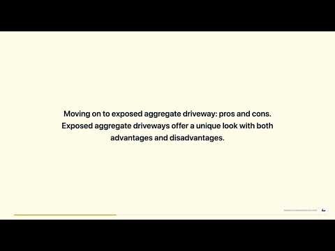 Exposed Aggregate Driveway Pros and Cons