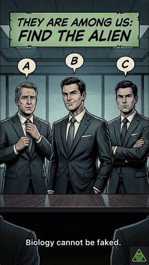 👽 Who is the ALIEN? (Reptilian Test) 🦎 #shorts