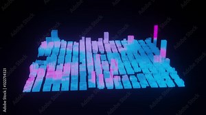 Futuristic Table with Holographic Modern Augmented Reality Technology. Virtual Reality 3d Modeling Software Application.