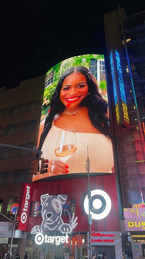 Maya Allen on Instagram: "I’m on a billboard in Times Square starring in a global @target commercial!!! I’m so proud to be a part of Target’s Black Beyond Measure campaign. It’s such an honor to be spotlighted for my work in the beauty industry centered around amplifying diversity and representation. It was an unforgettable experience celebrating Black Excellence surrounded by such incredible individuals. I’m still processing the magnitude of this moment. After graduating in 2015, I came to New