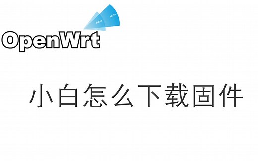 小白怎么下载 OpenWrt 软路由固件