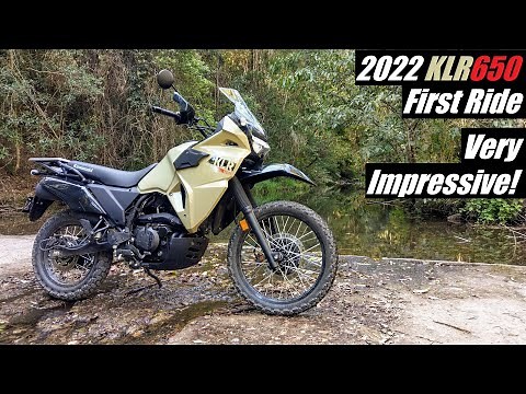 2022 Kawasaki KLR650 ABS First Ride | On & Off Road Thoughts | Extremely Impressive!