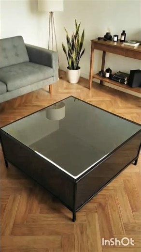 Turn on the light and this table transforms instantly 😲