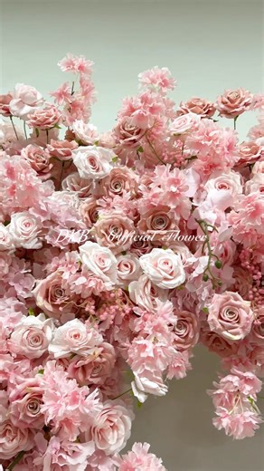 12K views · 190 reactions | Light pink fabric floral arch backdropThe fabric-based floral arrangement can be installed in just two steps✨Simple installation www.dkbflower.com #dkbflower #pinkfloral #flowerarch #backdropflower #flowerwalls | Artificial flowers（Fengqiu zhaogang silk flower factory） | Facebook