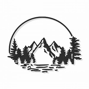 Trees and Mountain Embroidery Machine Designs Instant Digital Download Pes File - Etsy