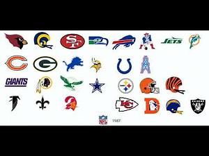 NFL Logos Through The Years 1920-2025 (Reupload)