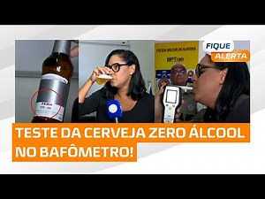 Cerveja zero álcool passa no bafômetro? Confira o teste com repórter da TV Pajuçara!