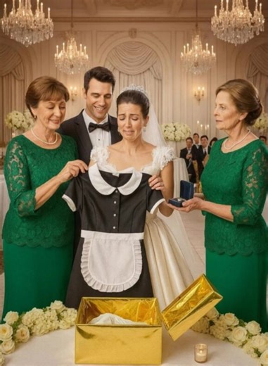 Le mariage de ma fille devait être l’un des plus beaux jours de sa vie. Pourtant, en quelques secondes, une simple boîte cadeau a failli tout anéantir. 😱 Lorsque la belle-mère de Sofia s’est avancée, élégante et sûre d’elle, tenant un coffret soigneusement emballé, personne ne se doutait de ce qui allait suivre. Ma fille a souri, a remercié, puis a soulevé le couvercle. À l’intérieur : des vêtements d’intérieur, froids, impersonnels, comme une consigne déguisée en présent. Alejandro, son mari,